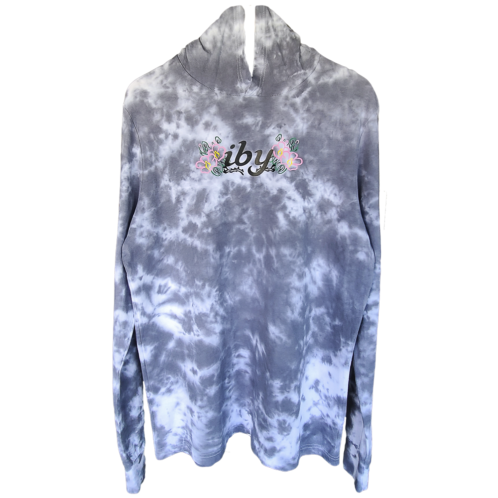 Long Sleeve Gray Tye Dye